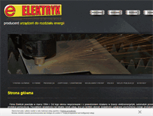 Tablet Screenshot of e-elektryk.pl